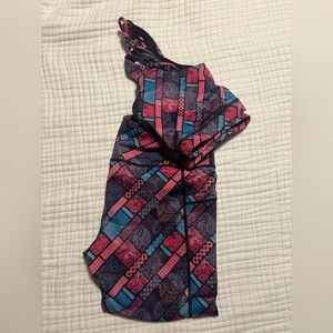 Purple paisley legging & bra set